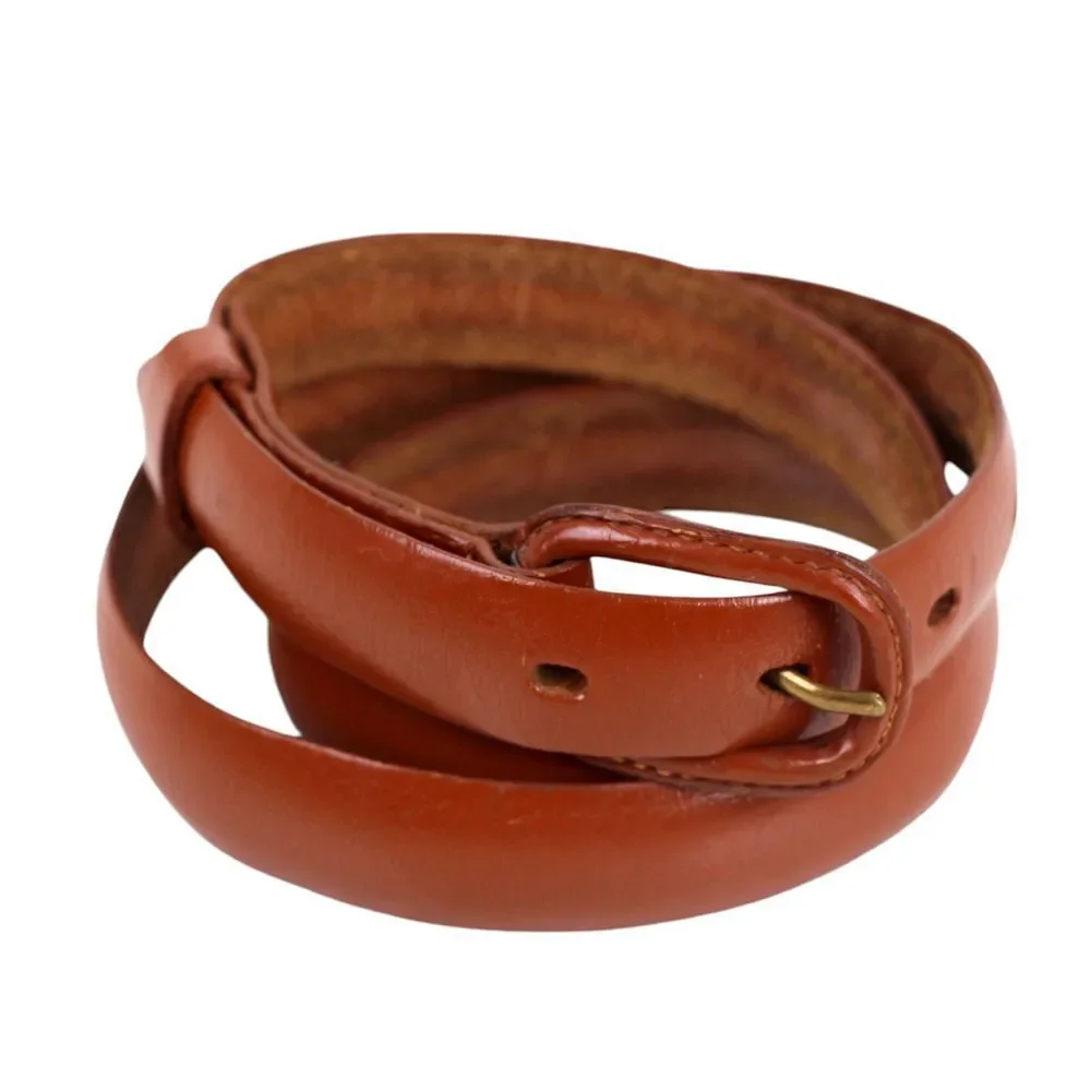 SELECTED BROWN GENUINE LEATHER 5/8